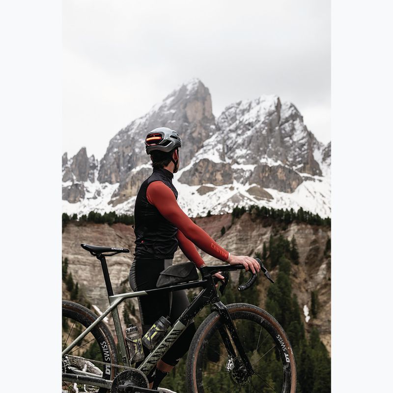 Kask rowerowy ABUS Taipan LED graphite silver 16