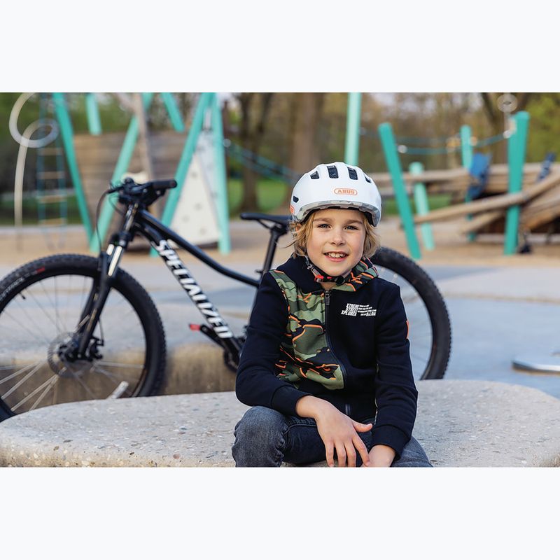 Kask rowerowy dziecięcy ABUS Smiley 3.0 ACE LED pure lavender 10