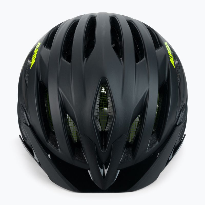 Kask rowerowy Alpina Parana black/ neon yellow matte 2