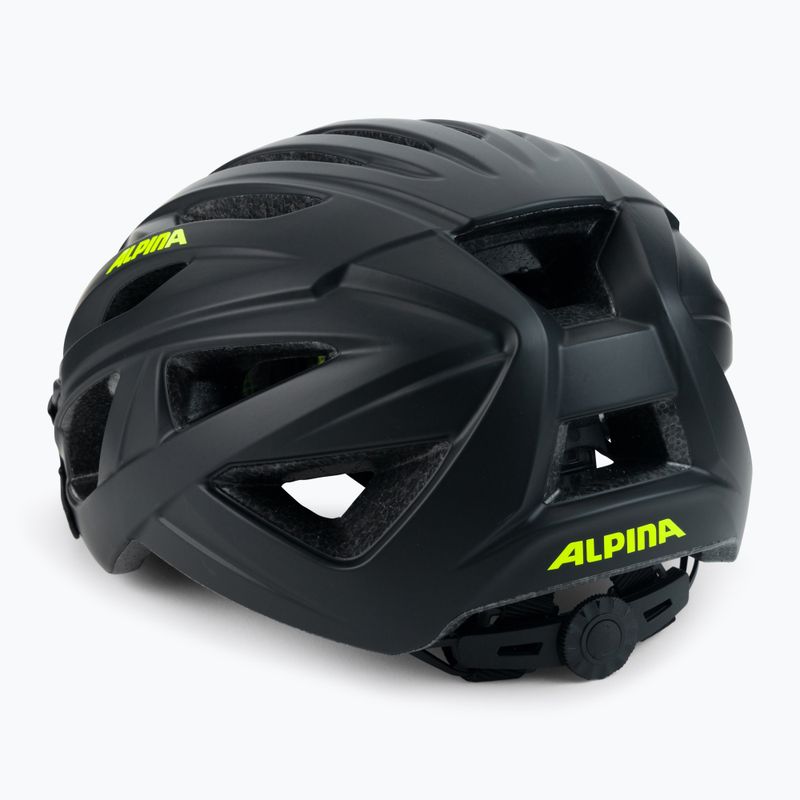 Kask rowerowy Alpina Parana black/ neon yellow matte 4