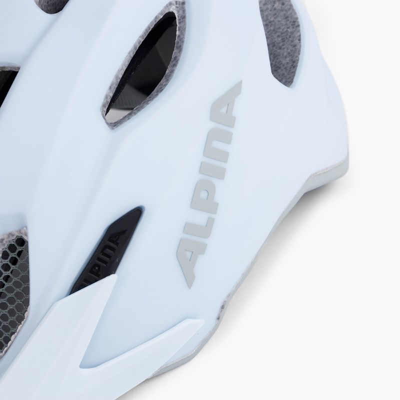 Kask rowerowy dziecięcy Alpina Carapax dove blue/grey matte 7