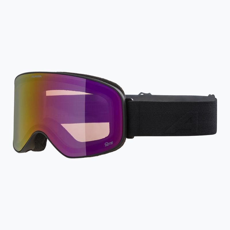 Gogle narciarskie Alpina Slope Q-Lite black matt/ red 5