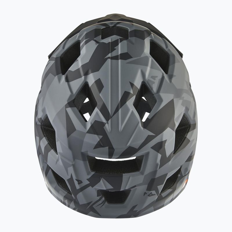 Kask rowerowy dziecięcy Alpina Rupi black camo/orange matt 10