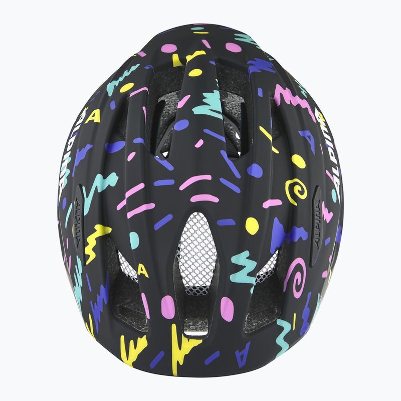 Kask rowerowy dziecięcy Alpina Pico black/confetti gloss 11