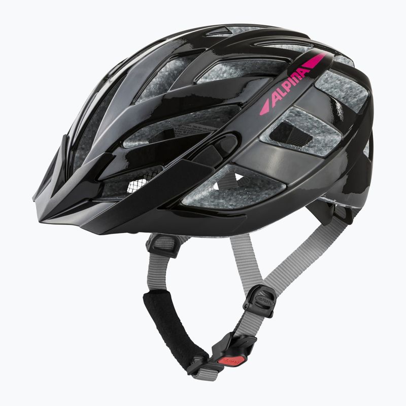 Kask rowerowy Alpina Panoma 3.0 black/pink gloss 9