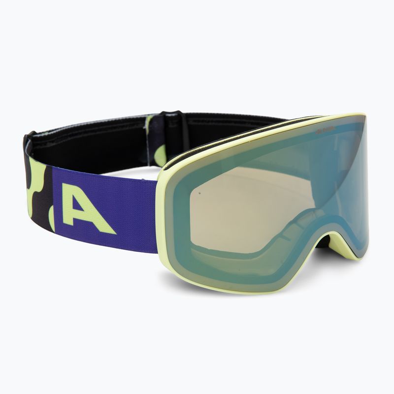 Gogle narciarskie dziecięce Alpina Fernie Q-Lite sunny/lime matt