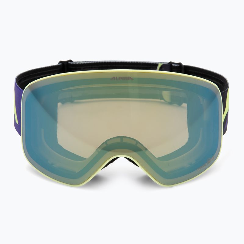 Gogle narciarskie dziecięce Alpina Fernie Q-Lite sunny/lime matt 2