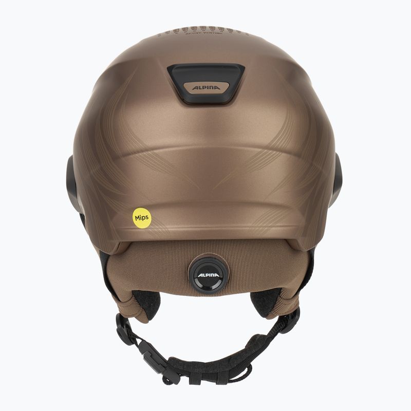 Kask narciarski Alpina Oro QV Mips sepia metallic 4
