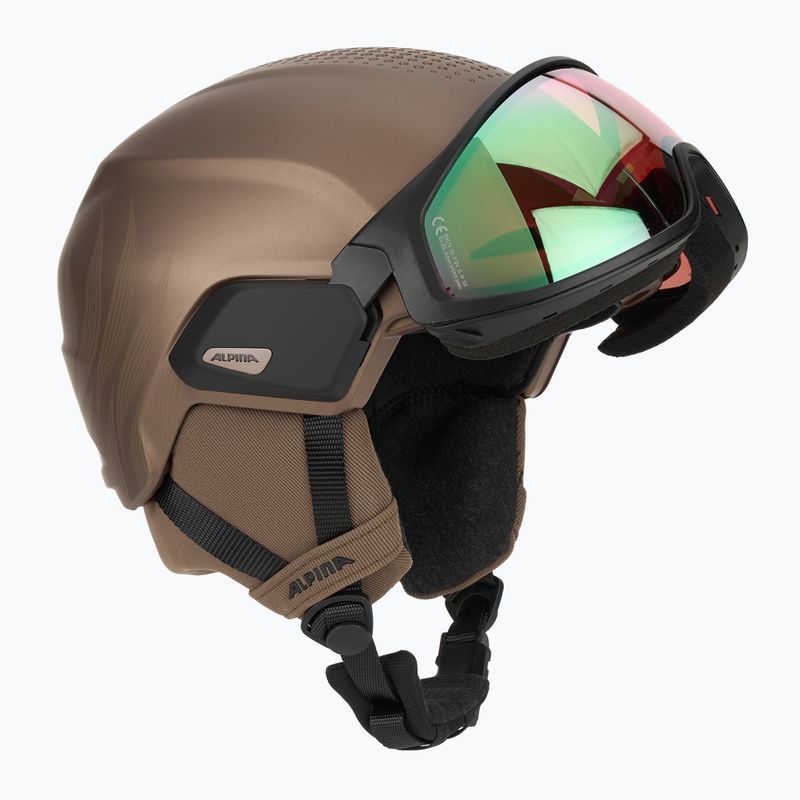 Kask narciarski Alpina Oro QV Mips sepia metallic 9