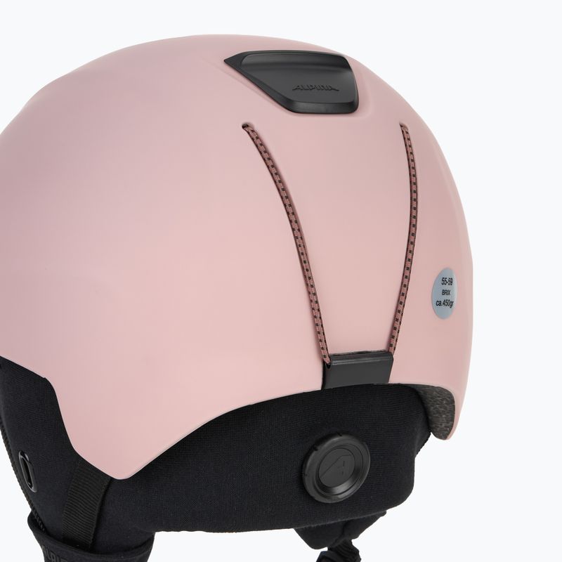 Kask narciarski Alpina Brix smoke rose matt 8