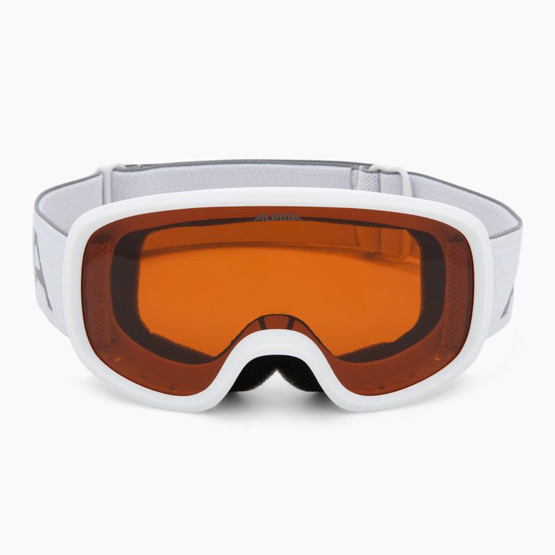 Gogle narciarskie dziecięce Alpina Piney 2.0 white matt/orange 2