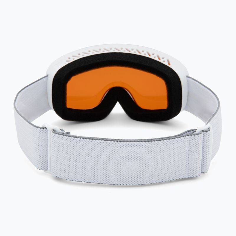 Gogle narciarskie dziecięce Alpina Piney 2.0 white matt/orange 3