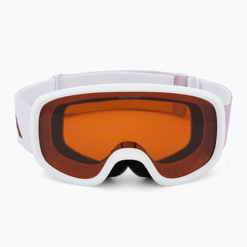 Gogle narciarskie dziecięce Alpina Piney 2.0 white/rose matt/orange 2