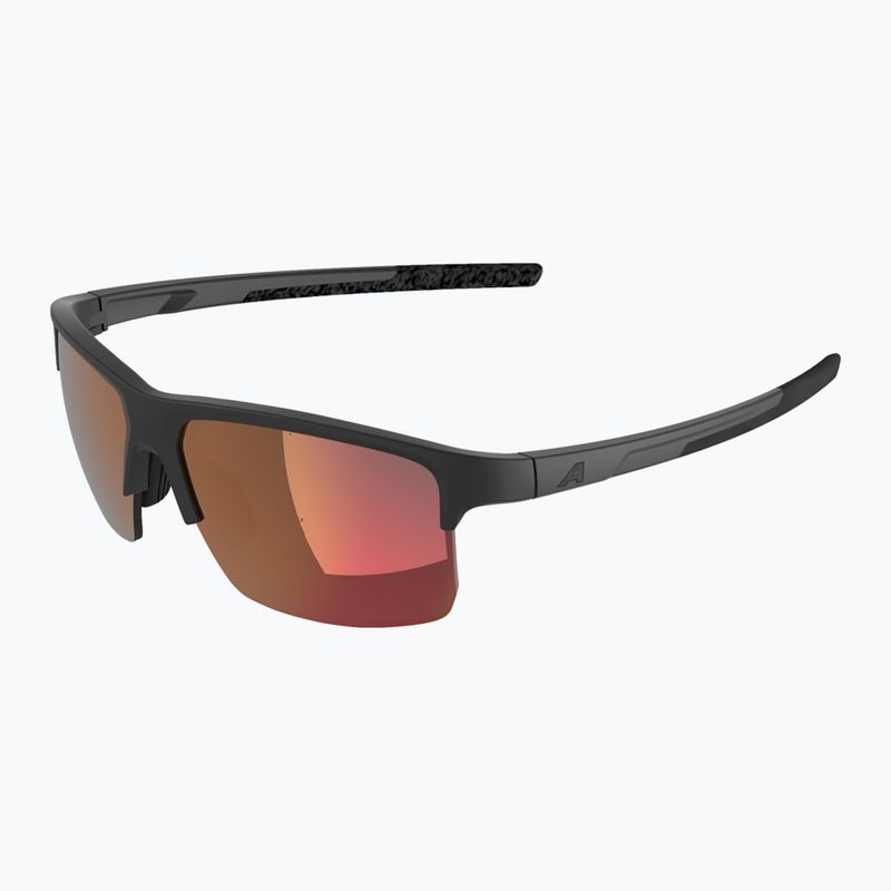Okulary przeciwsłoneczne Alpina Eagle Q-Lite black matt/red mirror