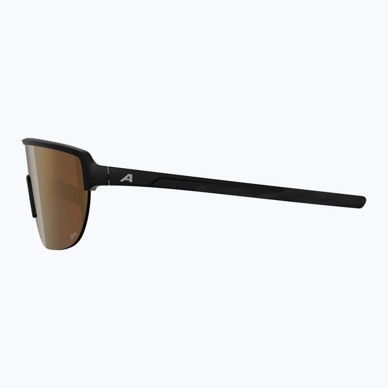 Okulary przeciwsłoneczne Alpina Ram 2.0 Q-Lite black matt/gold mirror 5