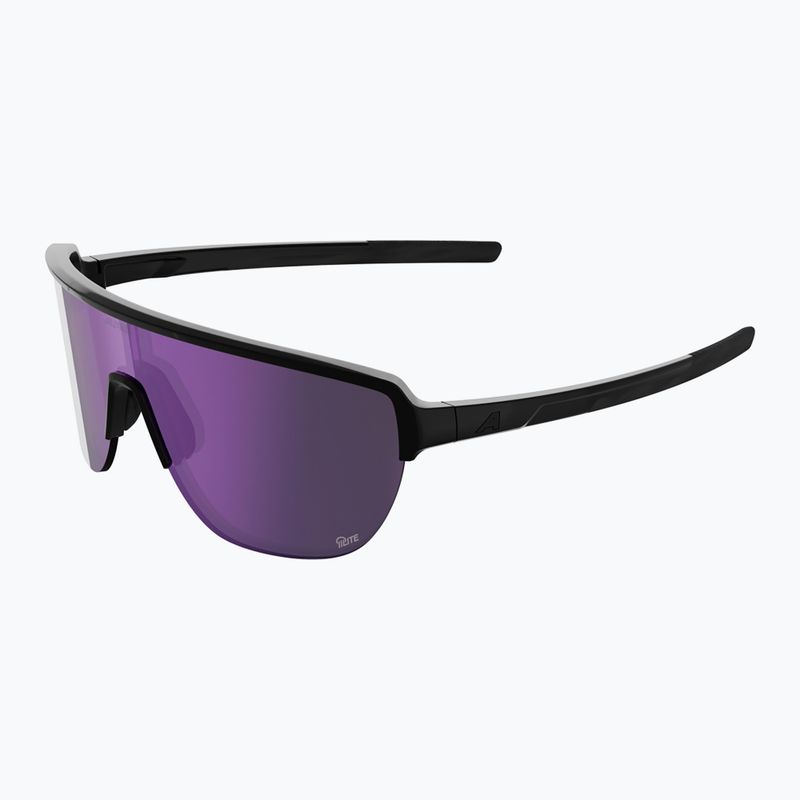 Okulary przeciwsłoneczne Alpina Ram 2.0 Q-Lite black gloss/purple mirror