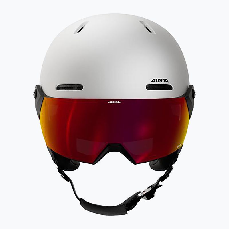 Kask narciarski Alpina Arber 2 Visor Q-Lite white matt 3