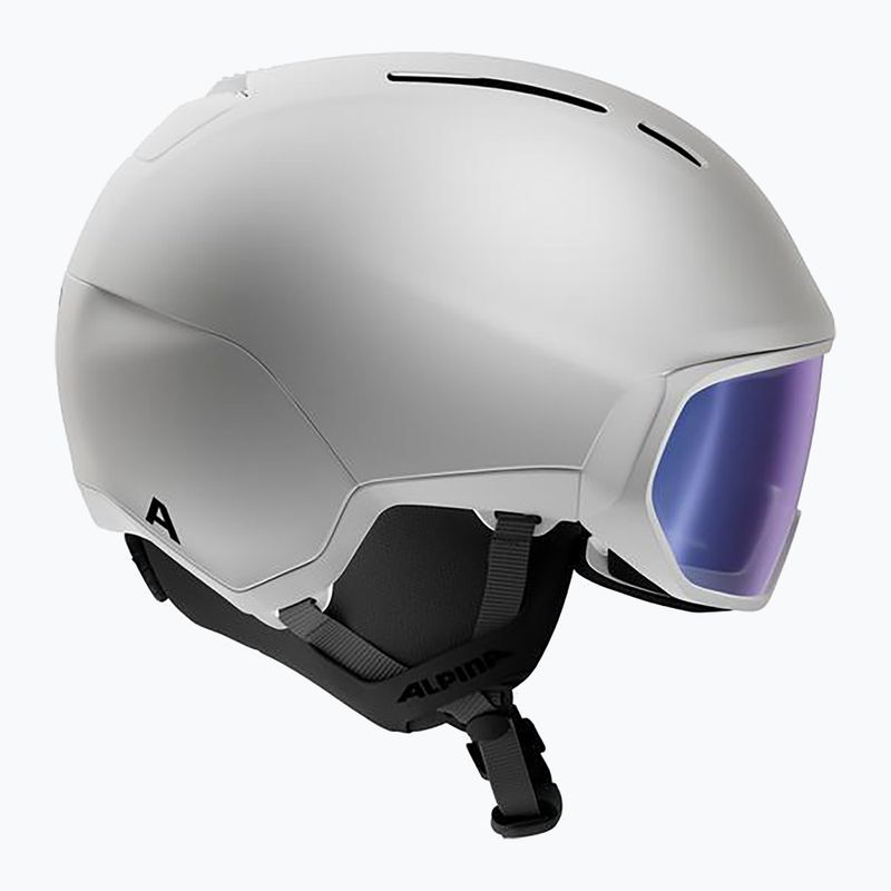 Kask narciarski Alpina Vizzard QV MIPS white matt 2