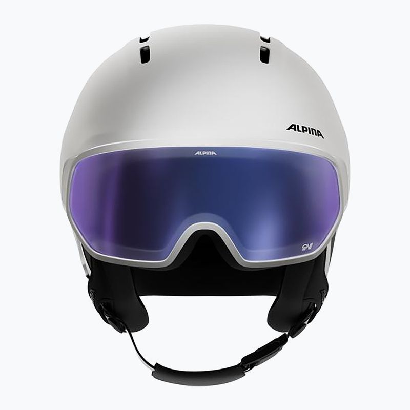 Kask narciarski Alpina Vizzard QV MIPS white matt 3