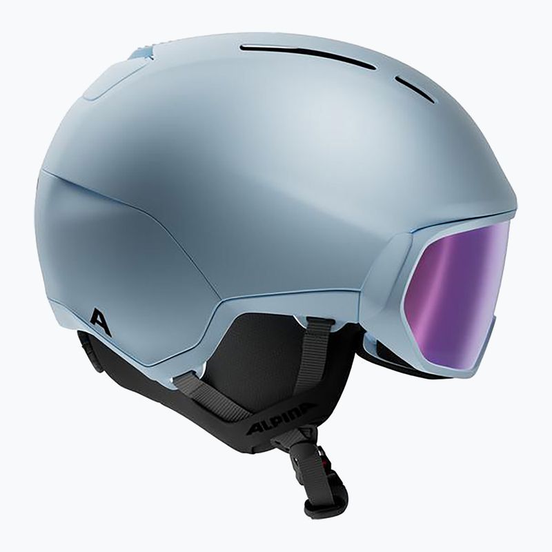Kask narciarski Alpina Vizzard Q-Lite ice blue matt 2