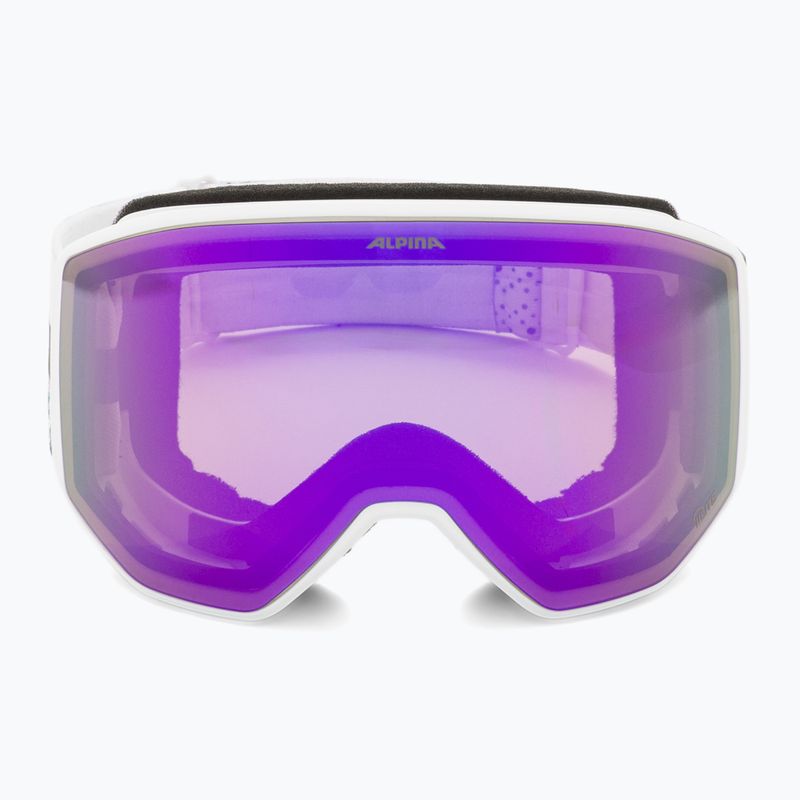 Gogle narciarskie Alpina Venet M Q-Lite  white/lilac matt 2