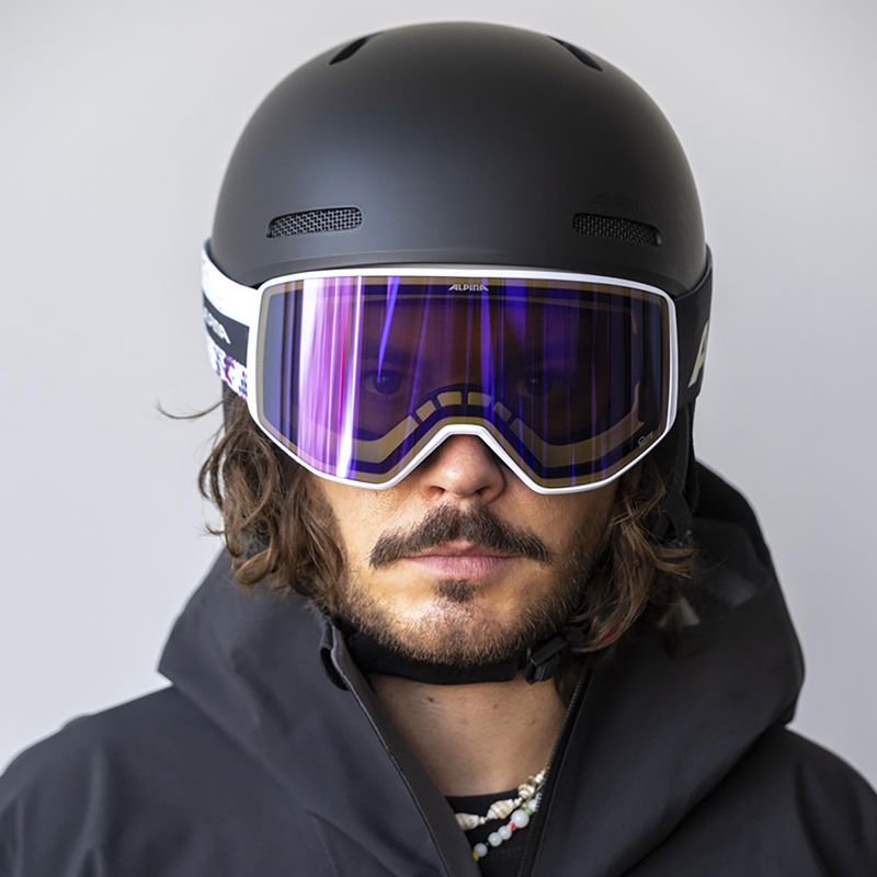 Gogle narciarskie Alpina Venet M Q-Lite  white/lilac matt 5