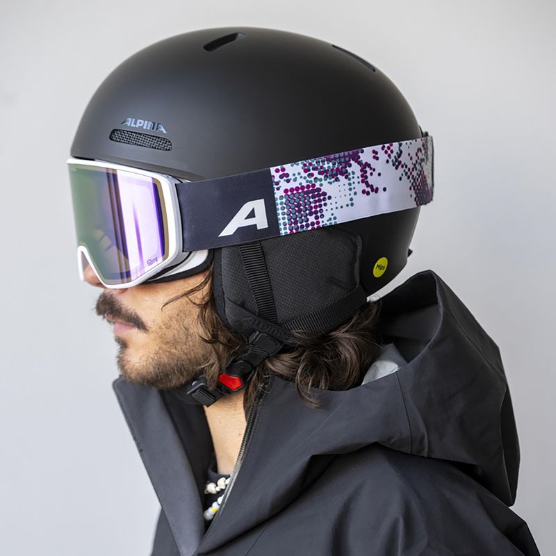 Gogle narciarskie Alpina Venet M Q-Lite  white/lilac matt 6