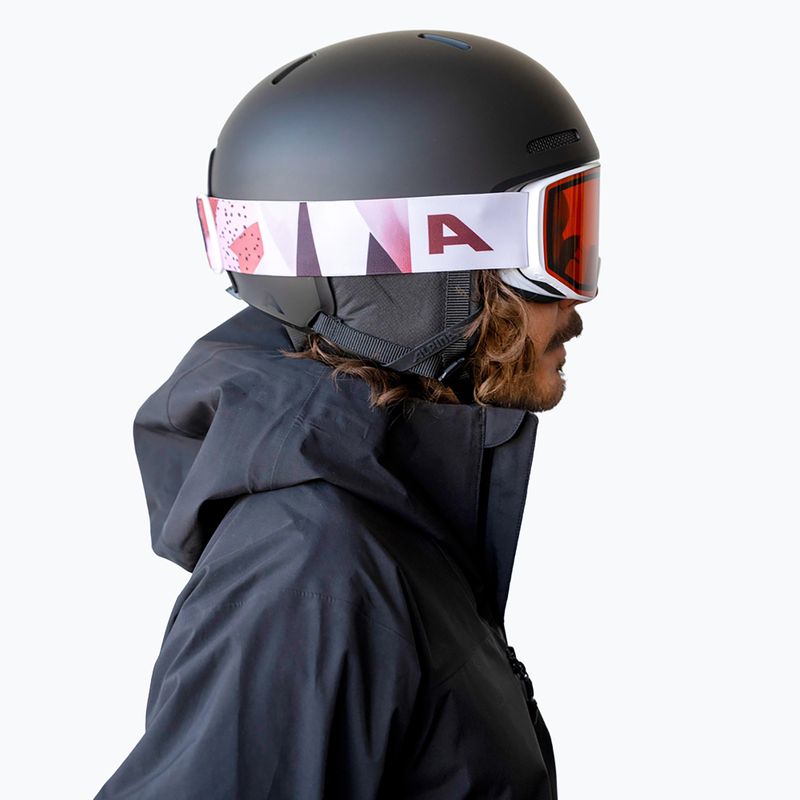 Gogle narciarskie Alpina Venet M white/rose matt 7