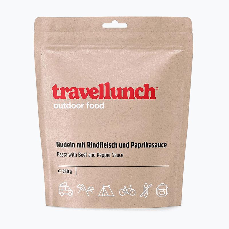Żywność liofilizowana travellunch Pasta w sosie paprykowym z wołowiną 250 g