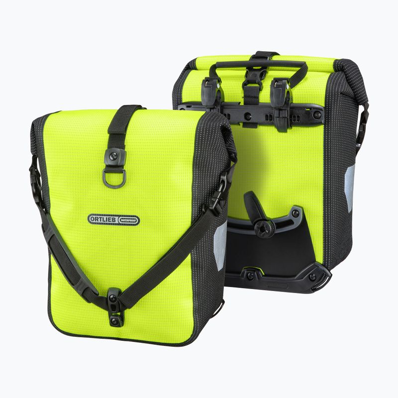 Sakwy rowerowe ORTLIEB Sport-Roller High Visibility 2 x 12.5 l neon yellow/black reflective