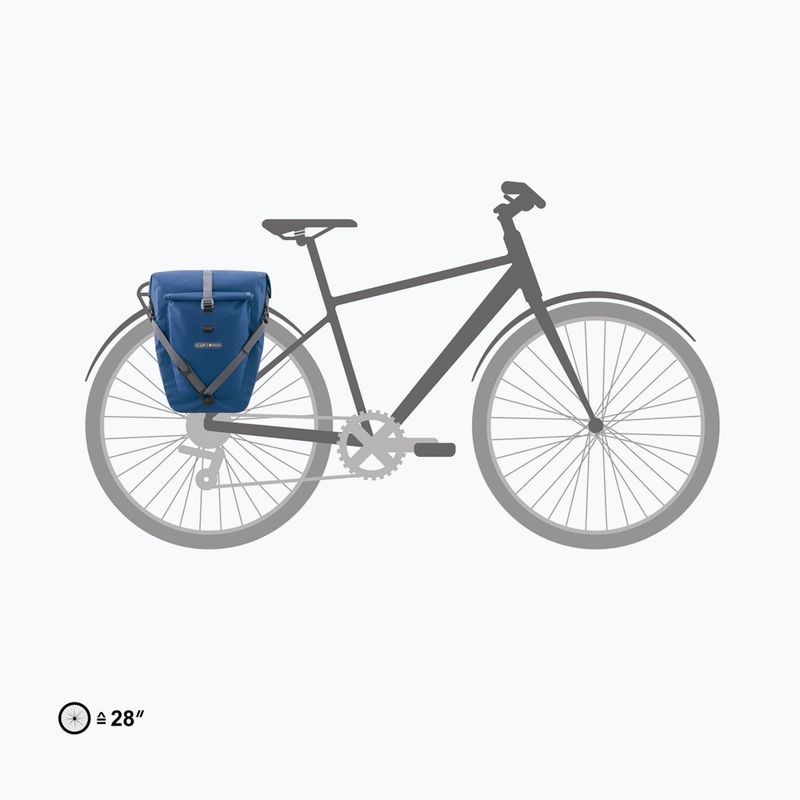 Sakwa rowerowa ORTLIEB Back-Roller Plus QL2.2 20+3 l denim 7
