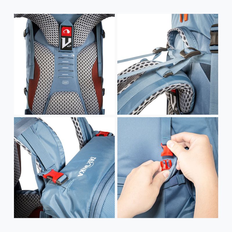 Plecak trekkingowy damski Tatonka Yukon 50+10 l elemental blue 10