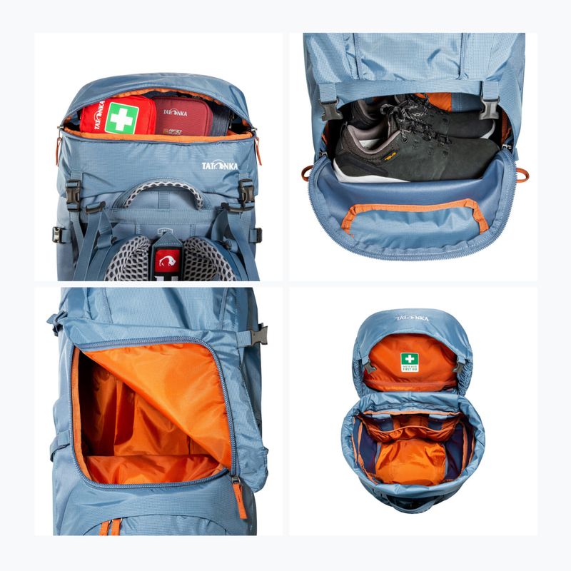 Plecak trekkingowy damski Tatonka Yukon 50+10 l elemental blue 11