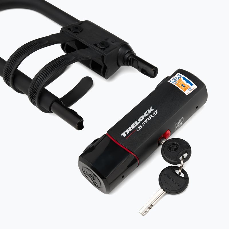 Zapięcie rowerowe Trelock U5 Mini Flex U-Lock black 3
