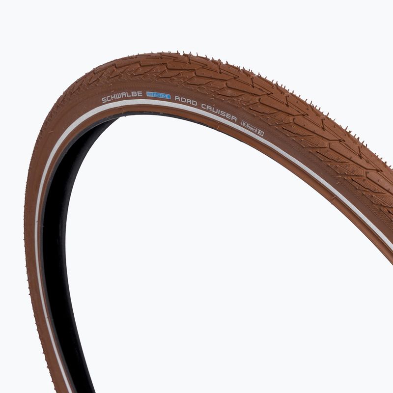 Opona rowerowa SCHWALBE Road Cruiser K-Guard SBC 28 x 1.60 coffee reflex
