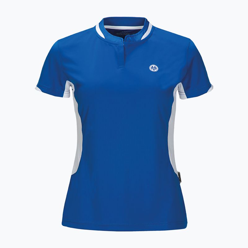 Koszulka do squasha damska Oliver Palma Polo blue/white