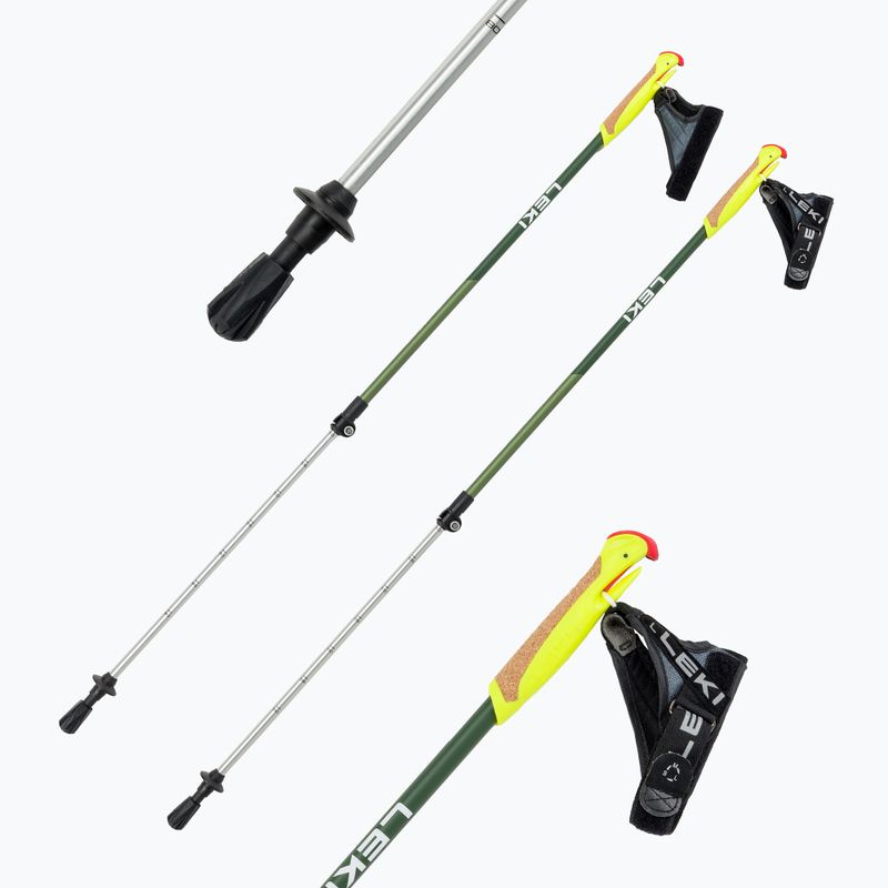 Kije nordic walking LEKI Walker XS zielone 65326531 5