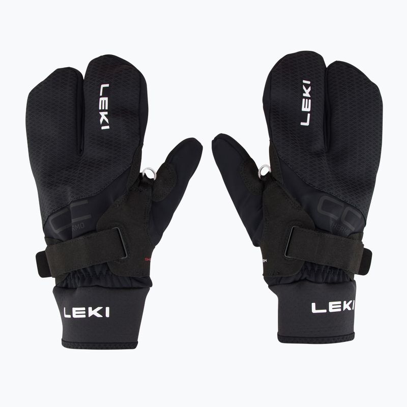 Rękawice narciarskie LEKI CC Thermo Shark Lobster (2+2) black 2
