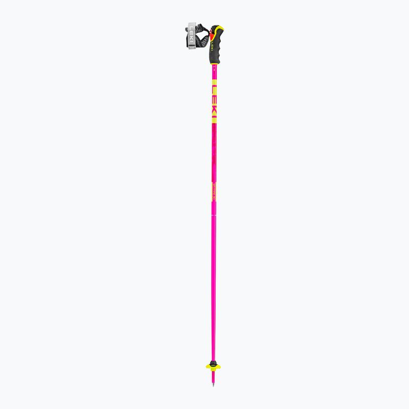 Kije narciarskie LEKI Spitfire 3D neon magenta/neon yellow/berry 2