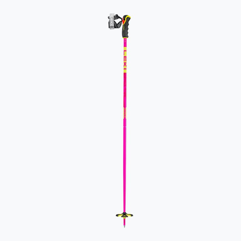 Kije narciarskie LEKI Spitfire 3D neon magenta/neon yellow/berry 3