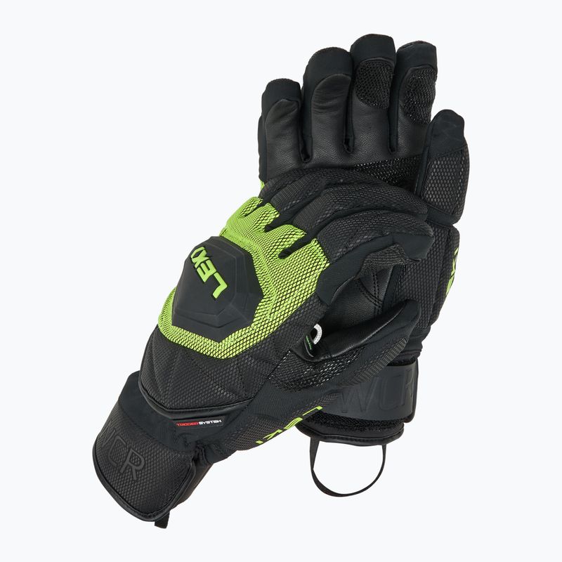 Rękawice narciarskie LEKI WCR Coach 3D black/ice lemon 2