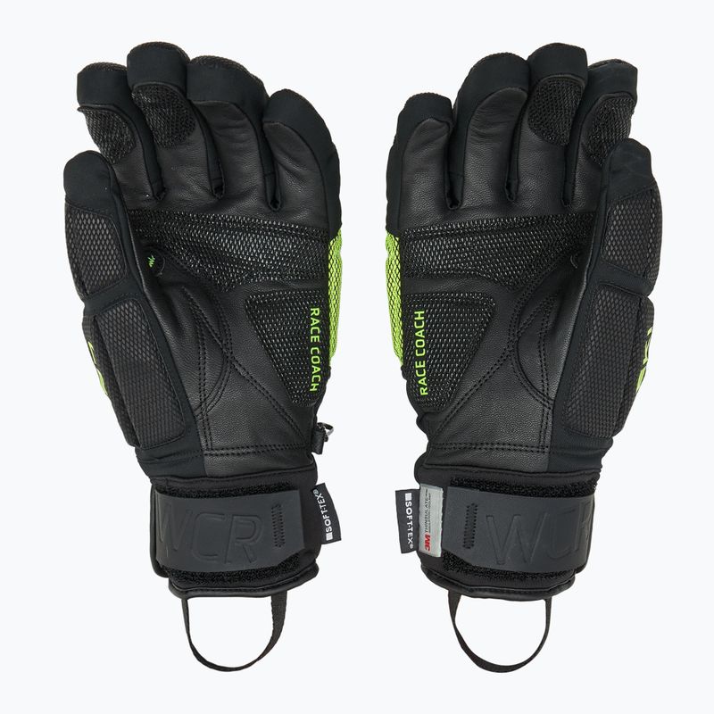 Rękawice narciarskie LEKI WCR Coach 3D black/ice lemon 3