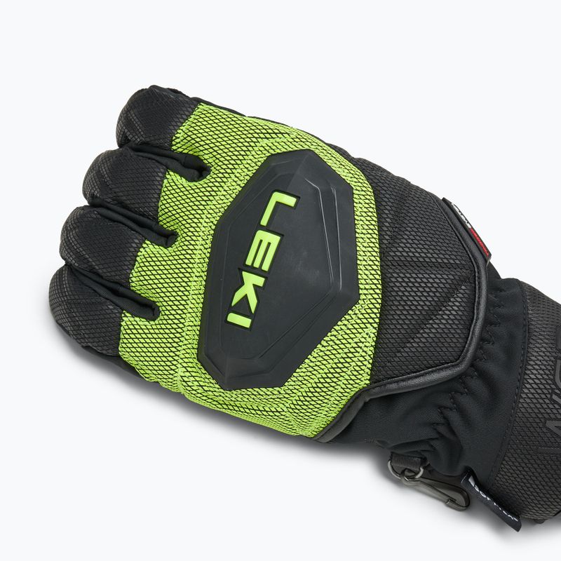 Rękawice narciarskie LEKI WCR Coach 3D black/ice lemon 6