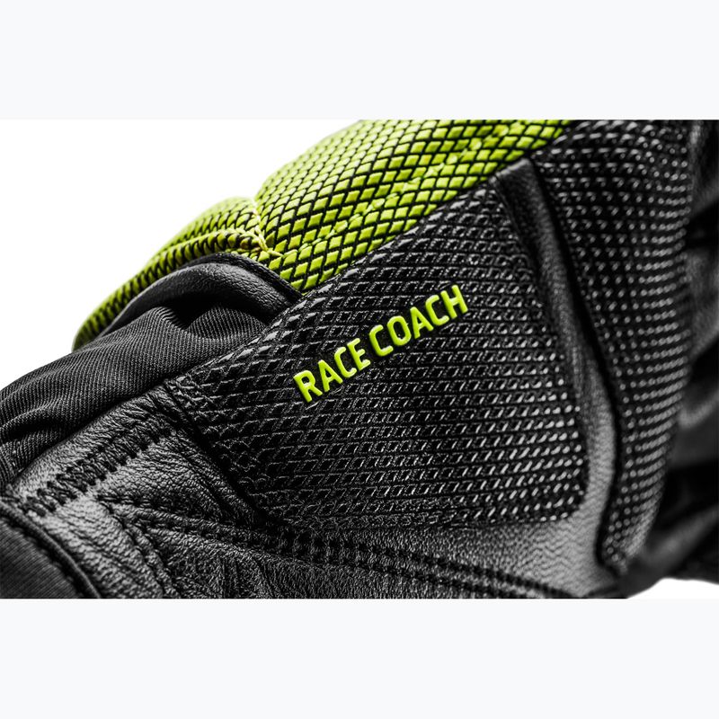 Rękawice narciarskie LEKI WCR Coach 3D black/ice lemon 12