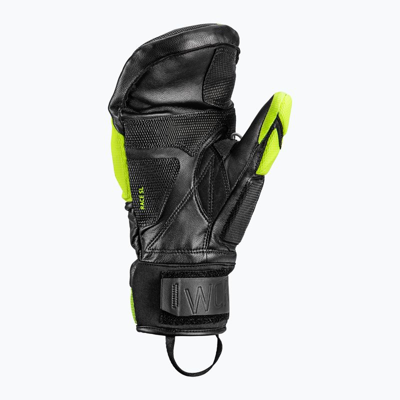 Rękawice narciarskie męskie LEKI WCR Venom SL 3D Mitt black ice/lemon 7