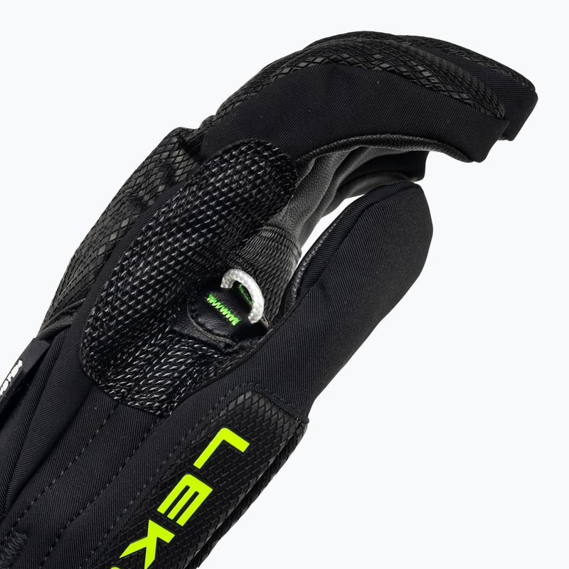 Rękawice narciarskie męskie LEKI WCR C-Tech 3D black ice/lemon 5