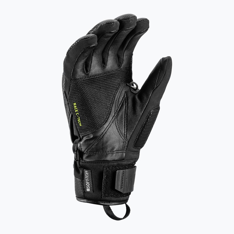Rękawice narciarskie męskie LEKI WCR C-Tech 3D black ice/lemon 7