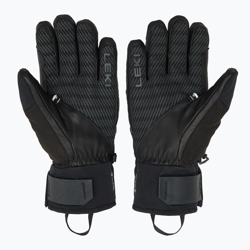 Rękawice narciarskie męskie LEKI Pegas 3D GTX black/ graphite 3
