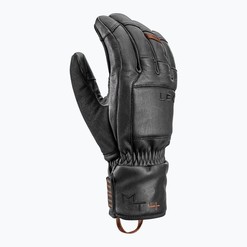 Rękawice narciarskie męskie LEKI Montera Prime black/dark brown 2