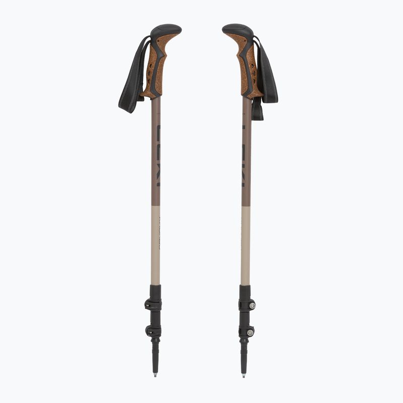 Kije trekkingowe LEKI Khumbu black/pale clay light/pale clay dark 5